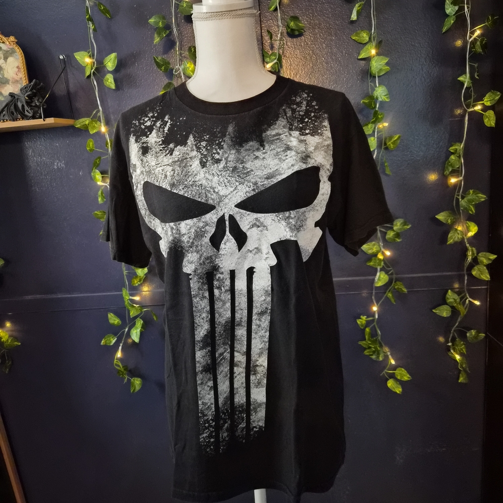 Marvel Black and White Logo Tee
